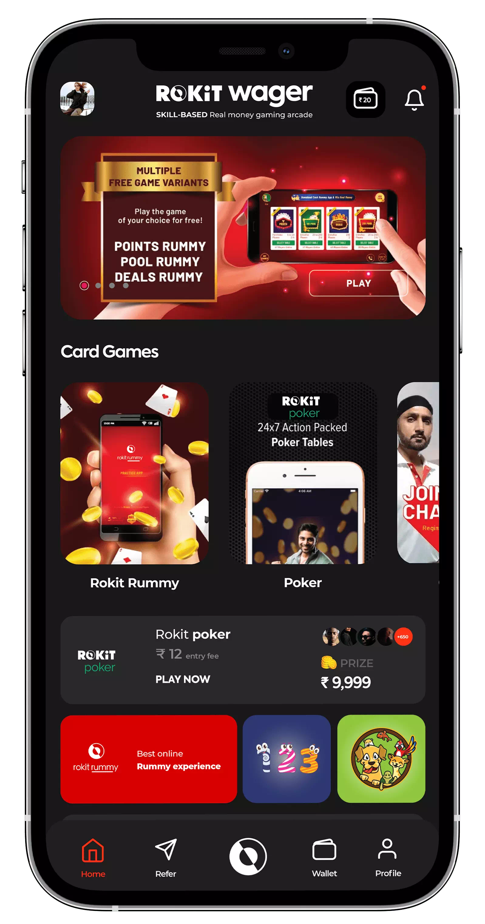 ROKit Wager App Logo